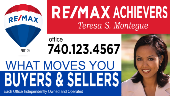 REMAX magnetic sign template