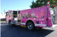 Breast cancer awareness firetruck london