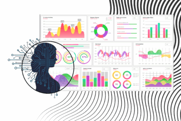 AI operations dashboard illustrating analytics and decision support for real estate agents