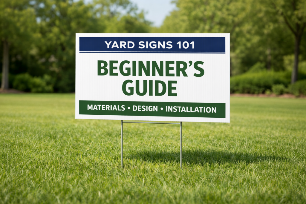 Handwork Sign Everything You Need to Know About Yard Signs (But Didn’t Know Who to ...