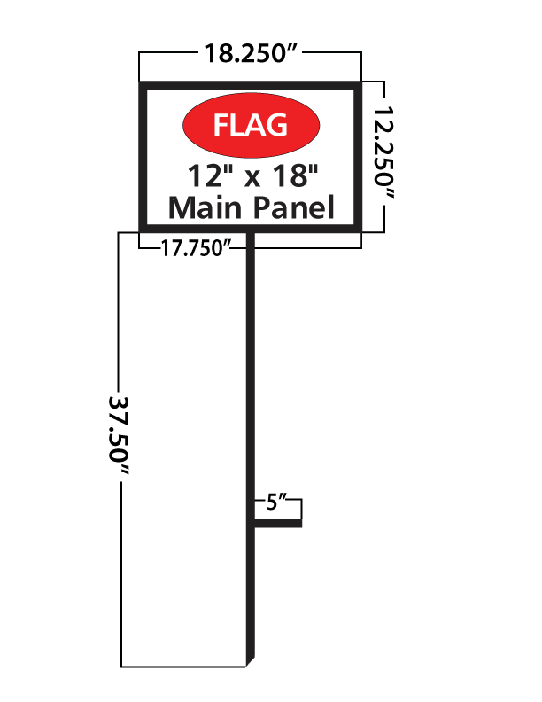 Flag 12x18 in
