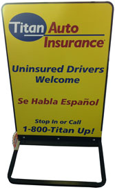 36x24 Flex Stand w Sign