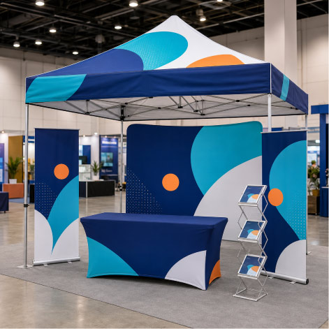 Banner stands and sign accessories available from Custom Sign Center.